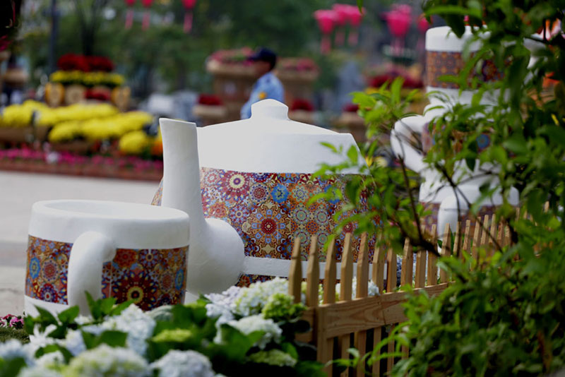 Ngắm đường hoa Tết Mậu Tuất trước giờ G